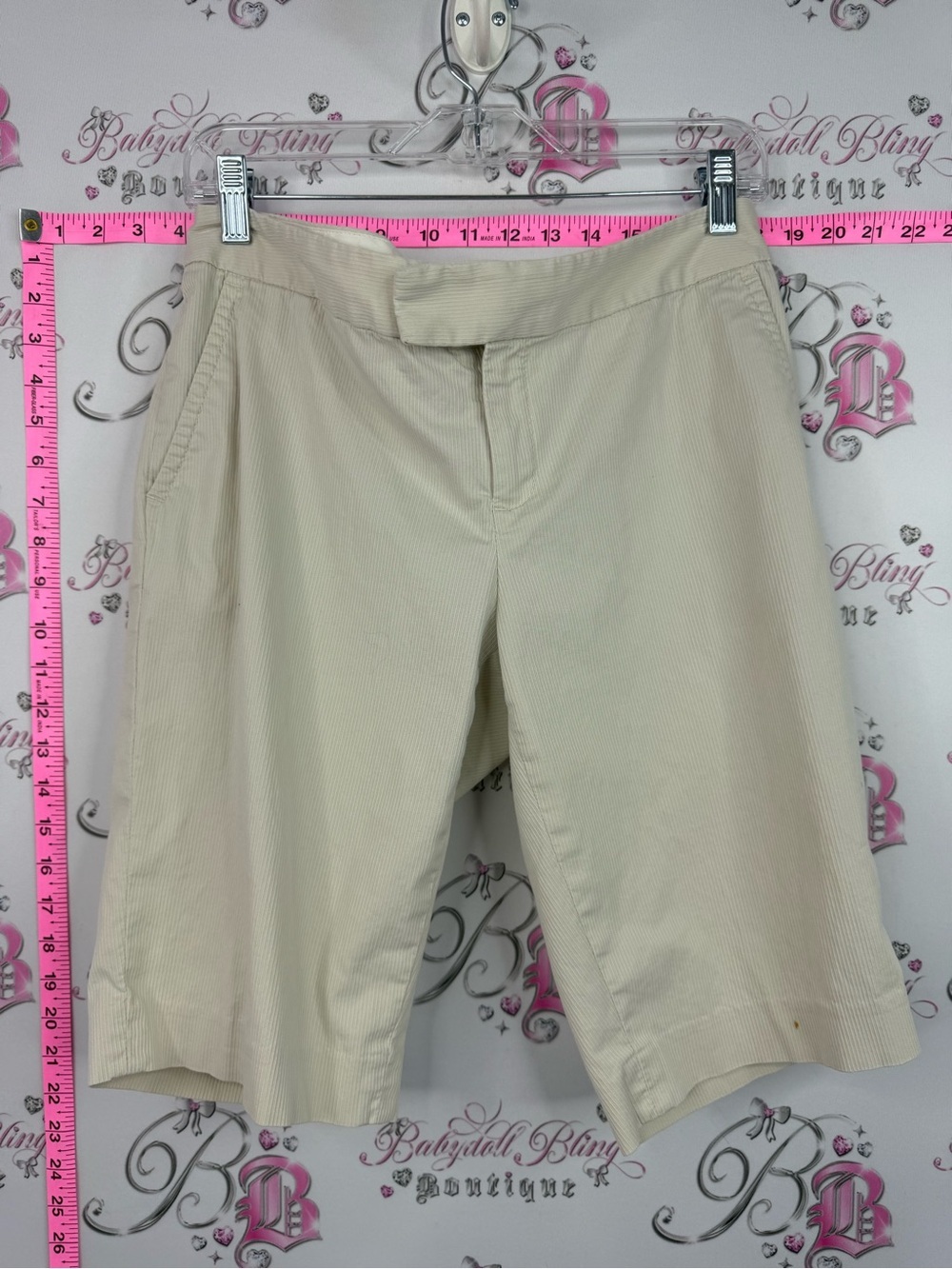 Banana Republic Beige Bermuda Shorts